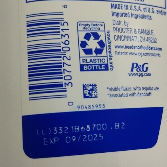 HEAD & SHOULDERS TEA TREE OIL 2in1 SHAMPOO CONDITIONER 12.5 OZ 9/25/7/2026 lot 2 - Picture 5 of 8